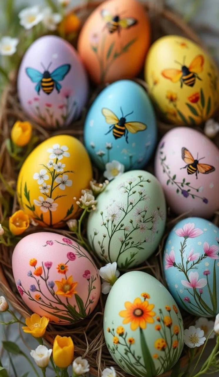 Роспись деревянных яиц