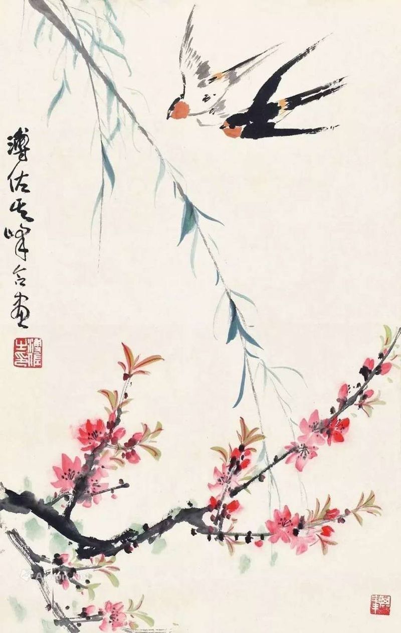 Арт-вечер с рисованием сакуры