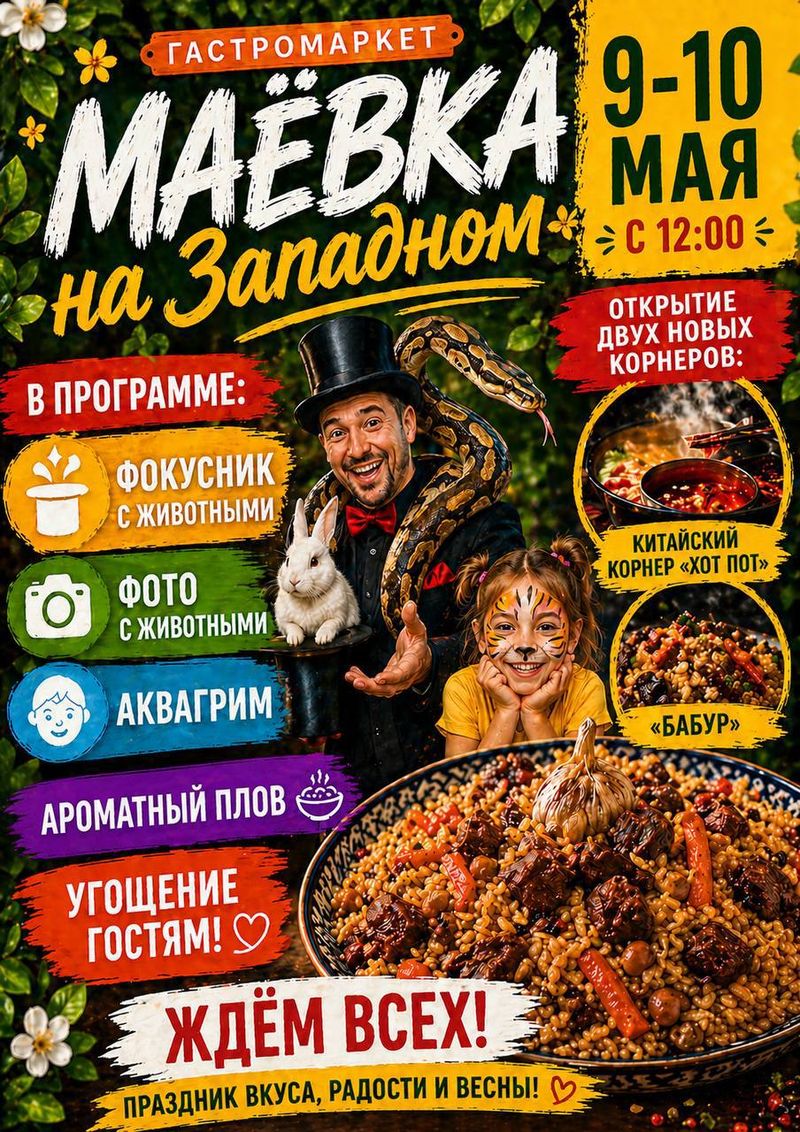 Открытие новых корнеров в гастромаркете