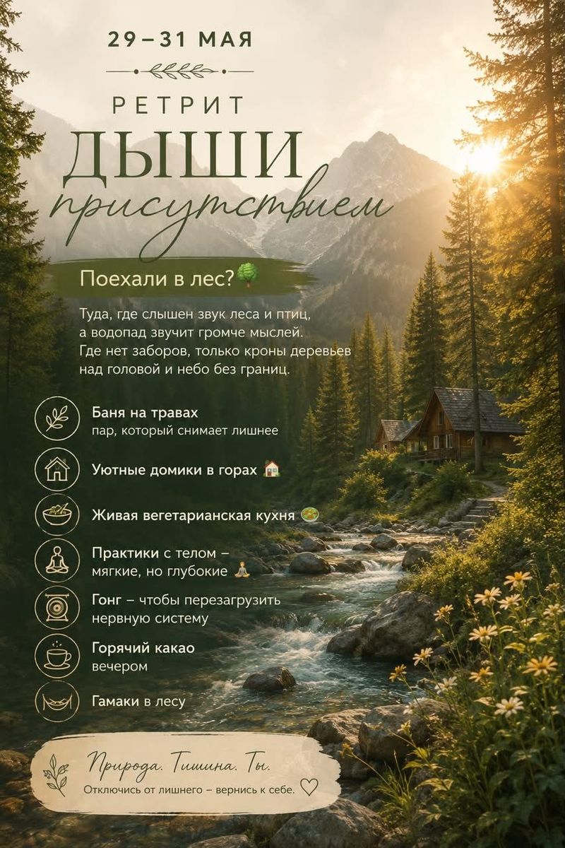 Ретрит "Дыши присутствием"