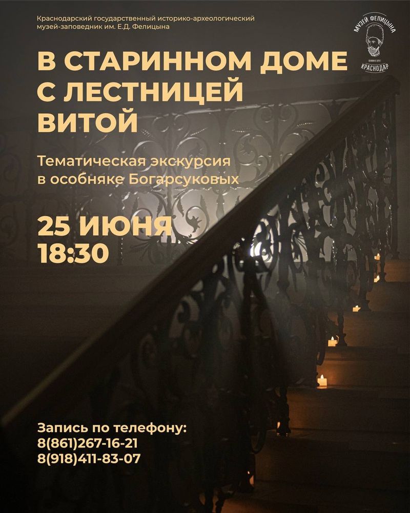 Тематическая экскурсия "в старинном доме с лестницей витой"