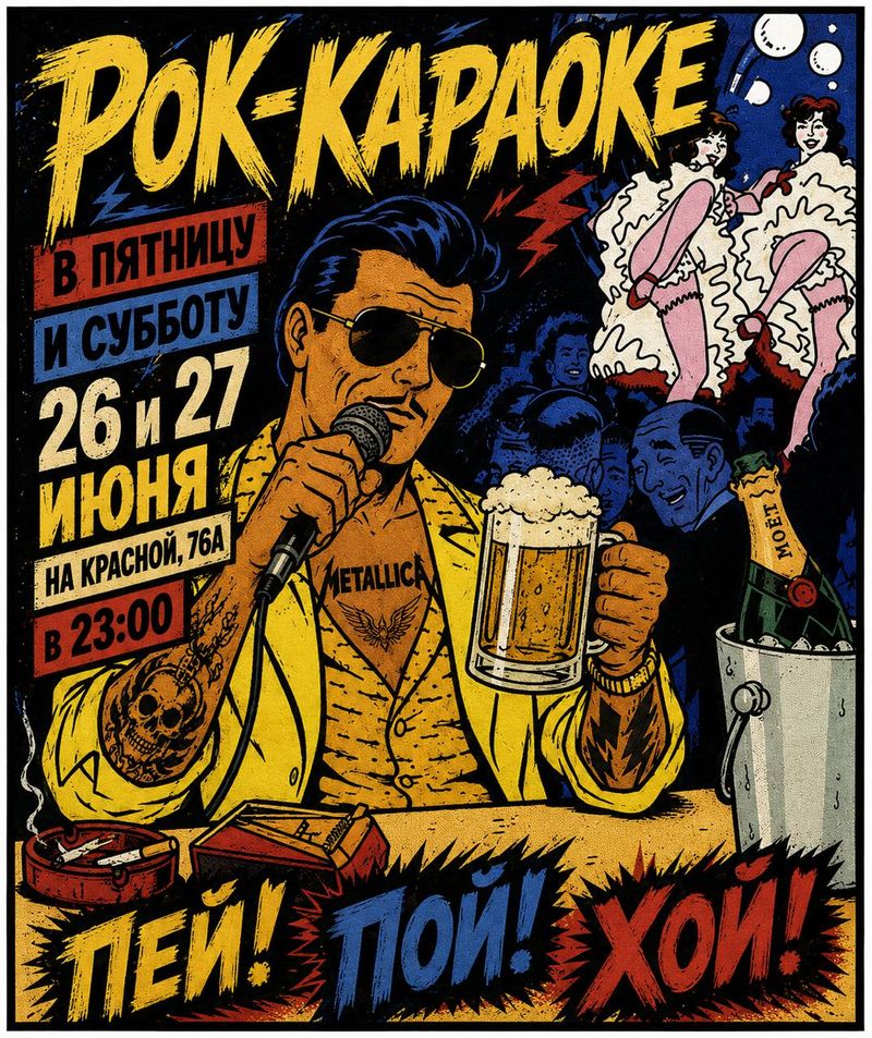 Рок-караоке в рок-баре
