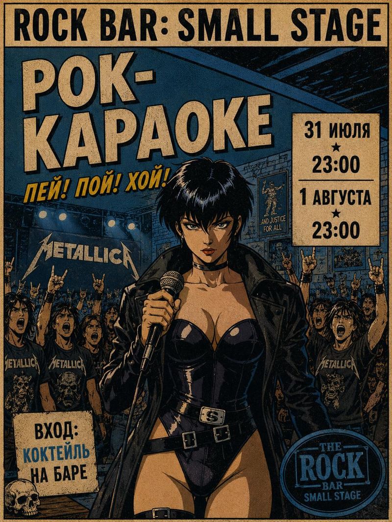 Рок-караоке в Рок-Баре