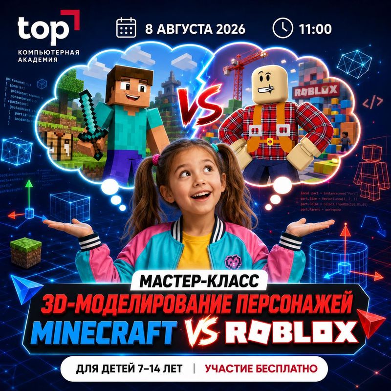 Мастер-класс для детей по созданию 3D-персонажа