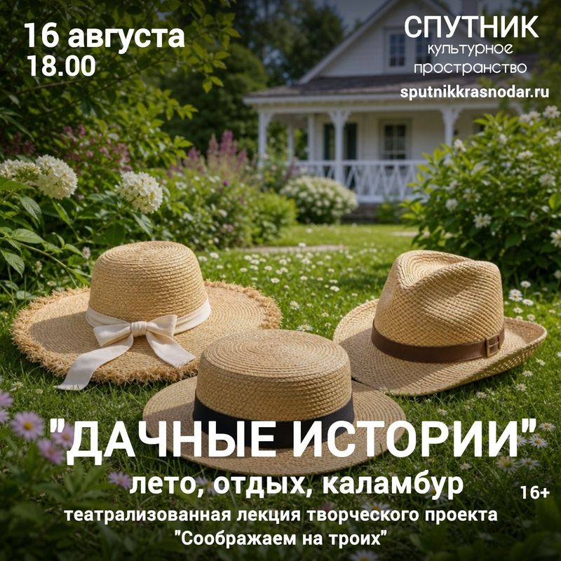 Театрализованная лекция "ДАЧНЫЕ ИСТОРИИ: лето, отдых, каламбур"