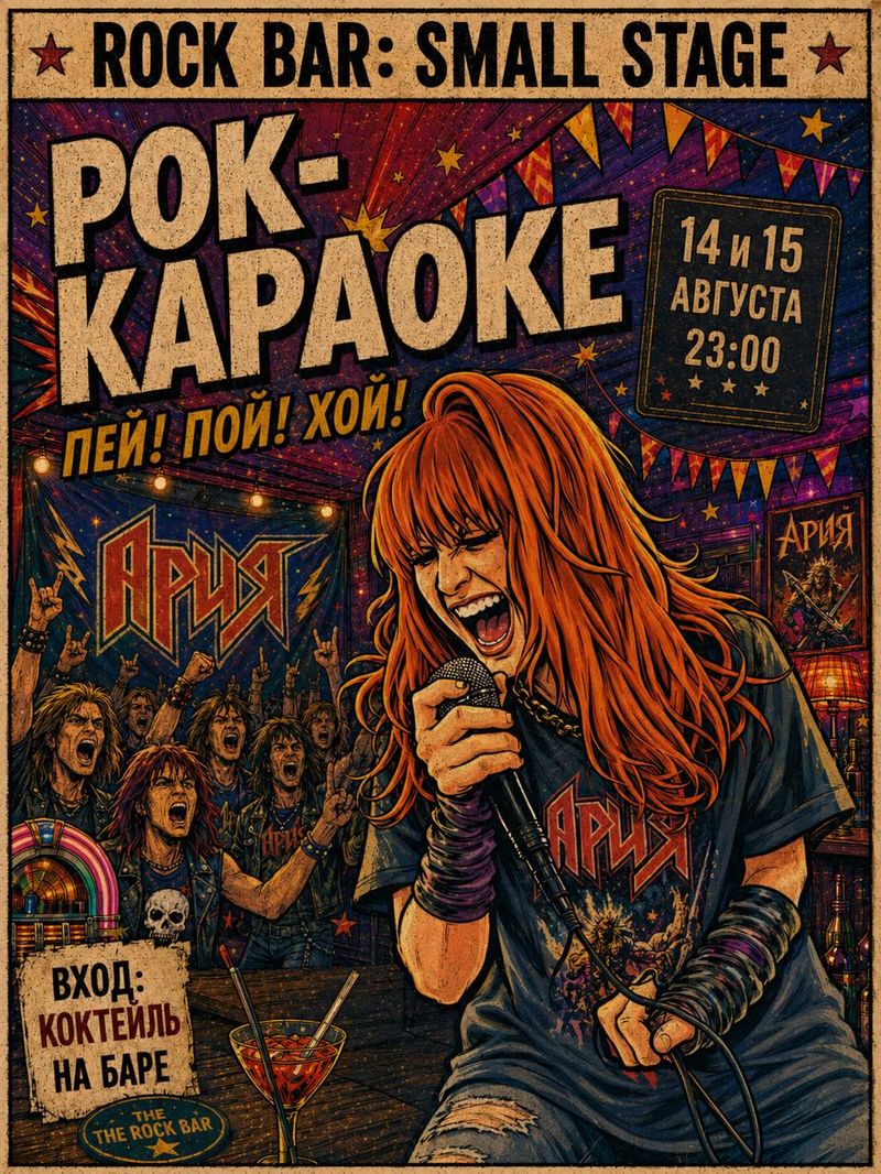 The Rock Bar Small Stage: рок-караоке