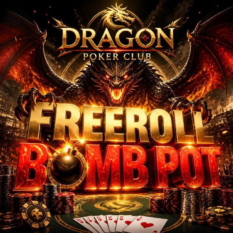 Dragon Poker Club: турнир Freeroll Bomb Pot
