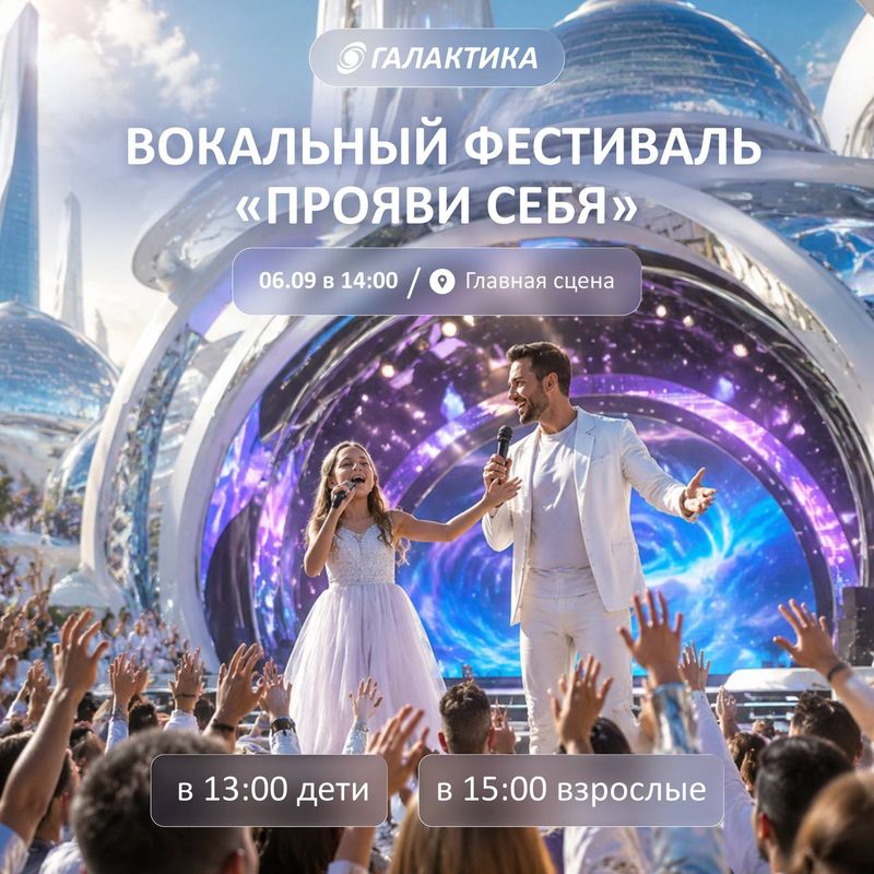 Вокальный фестиваль для детей и взрослых "Прояви себя"