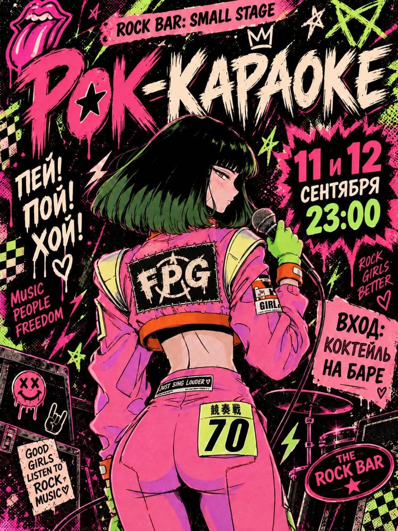 Рок-караоке в рок-баре Small Stage