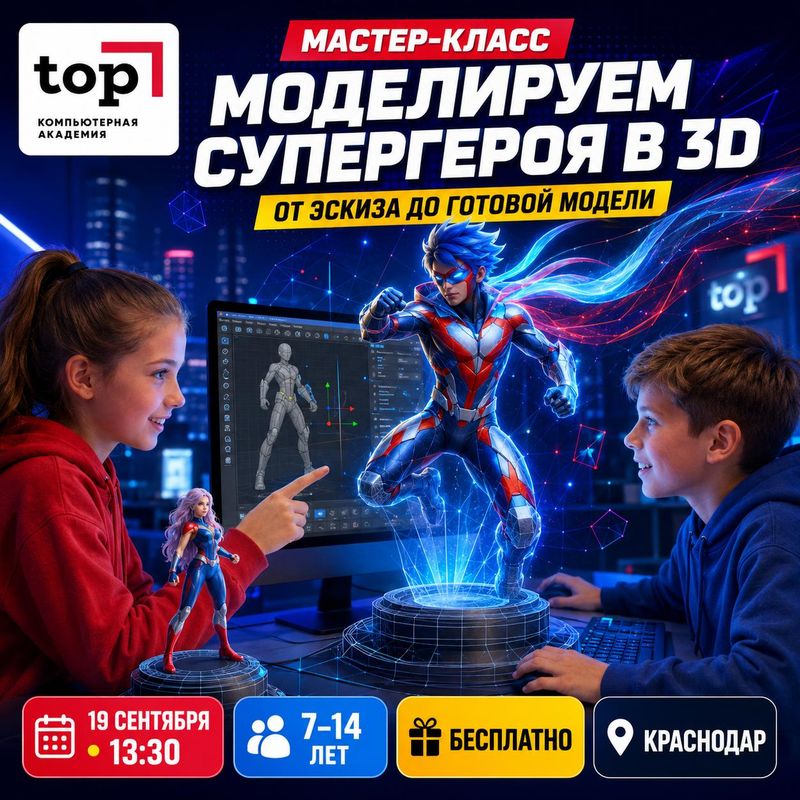 Мастер-класс по 3D-моделированию