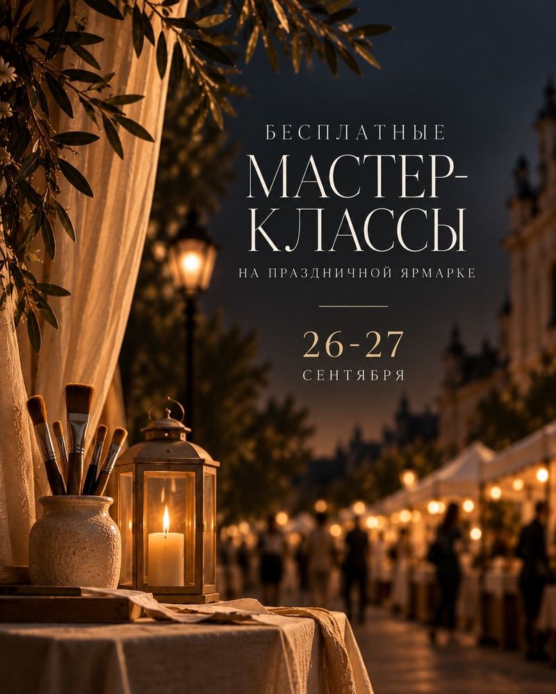 Бесплатные мастер-классы на праздничной ярмарке