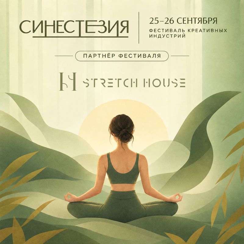 Бесплатная йога-практика Stretch House × "Синестезия"