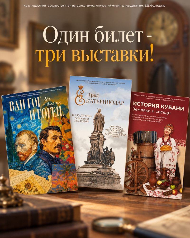 Три выставки по одному билету в музее Фелицына