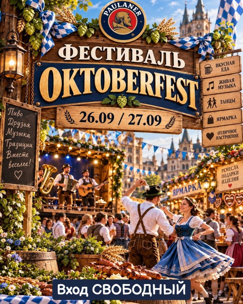Фестиваль OKTOBERFEST в Немецкой деревне