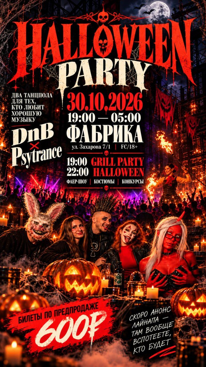 Костюмированная вечеринка GOOSEBUS: Halloween party