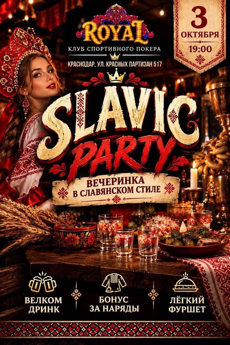 Турнир по покеру Slavic Party Double Stack