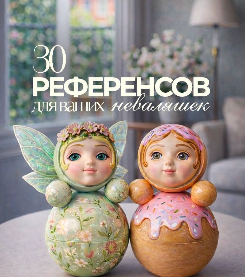 Мастер-класс по росписи трендовых неваляшек