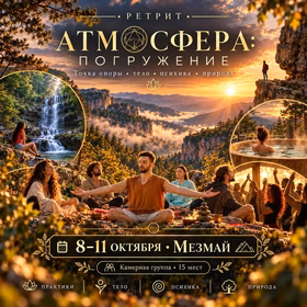 Атмосфера: погружение — 4-дневный ретрит в Мезмае