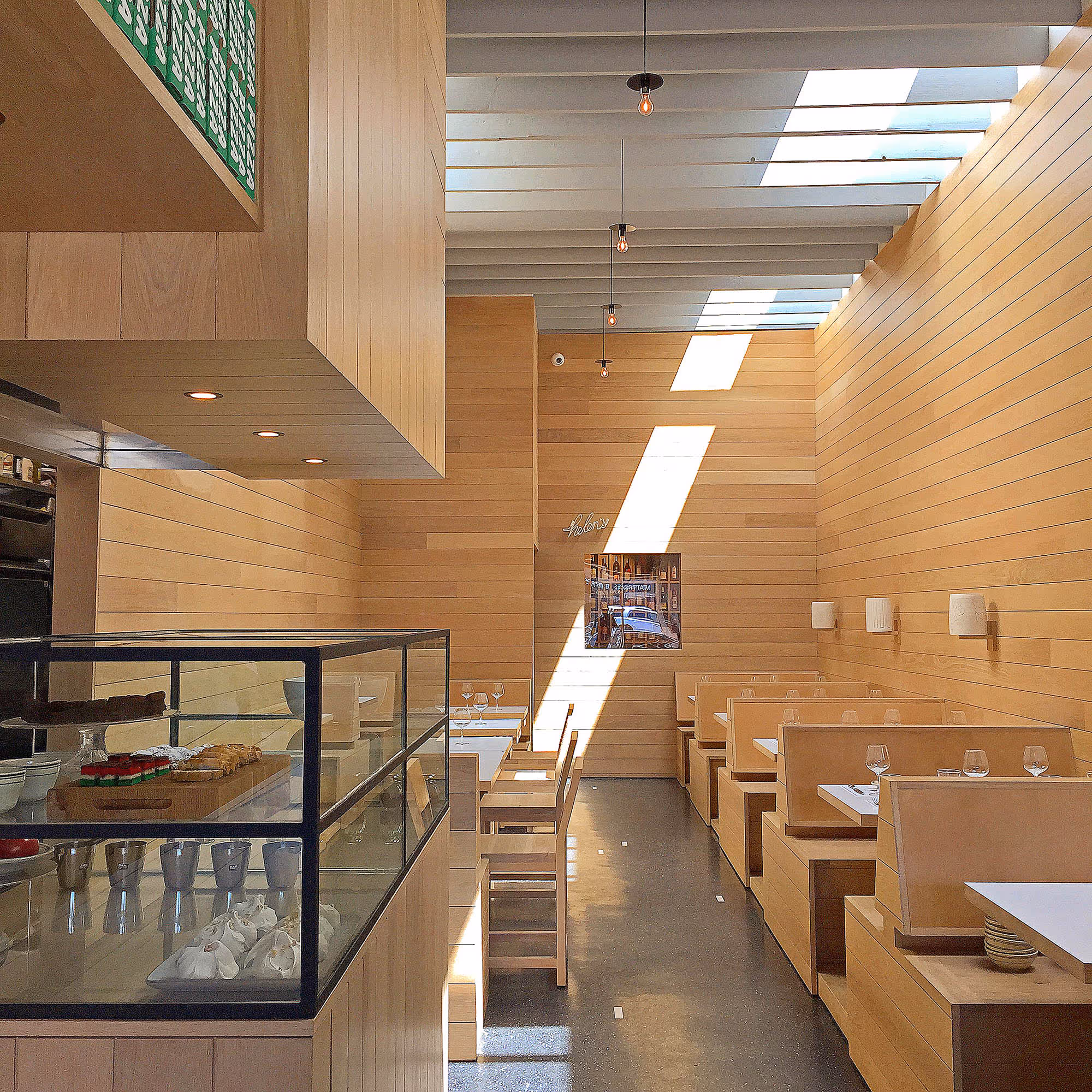 interior view of Jon and Vinny's Fairfax