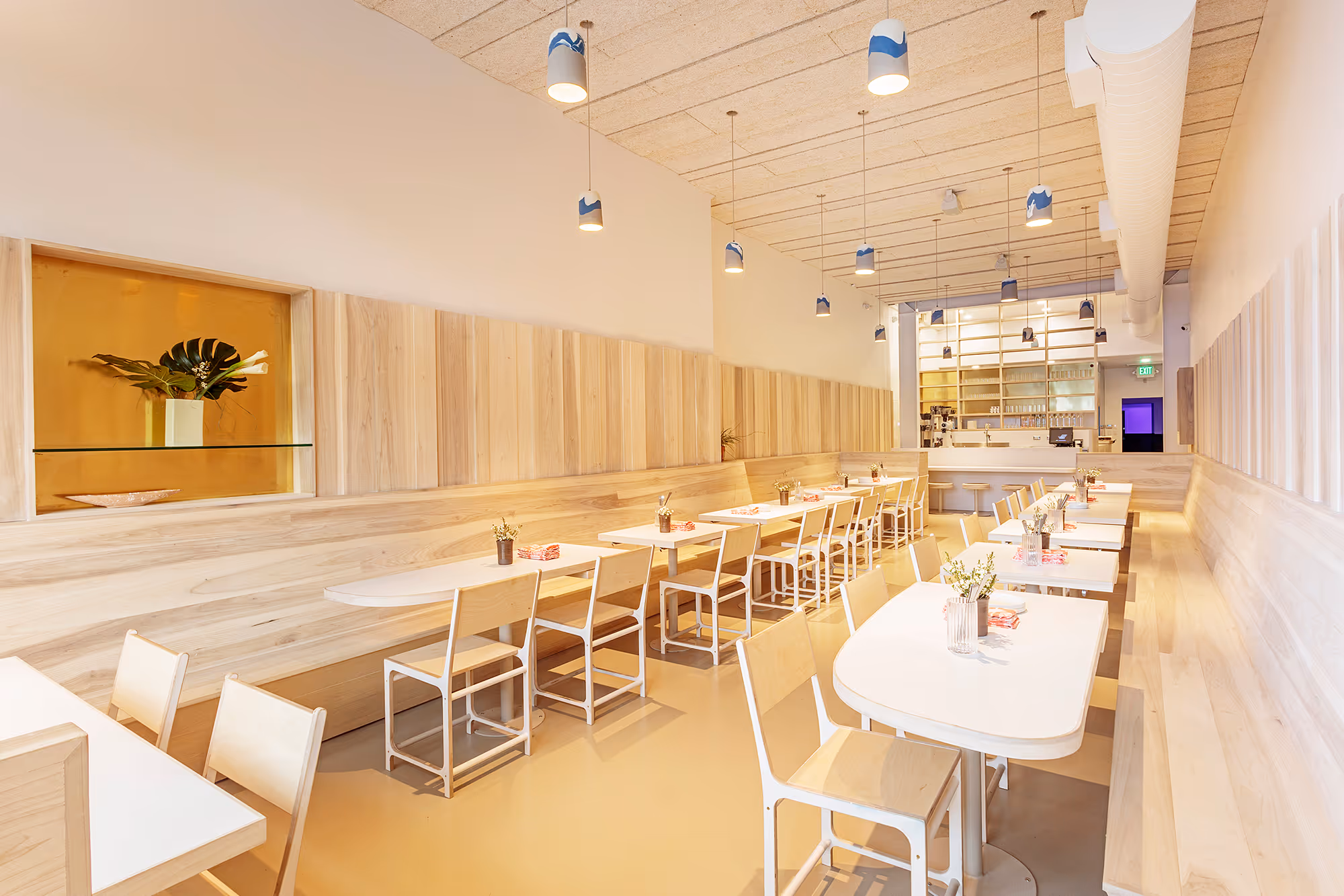 interior view of Kismet restaurant by Guga architecture