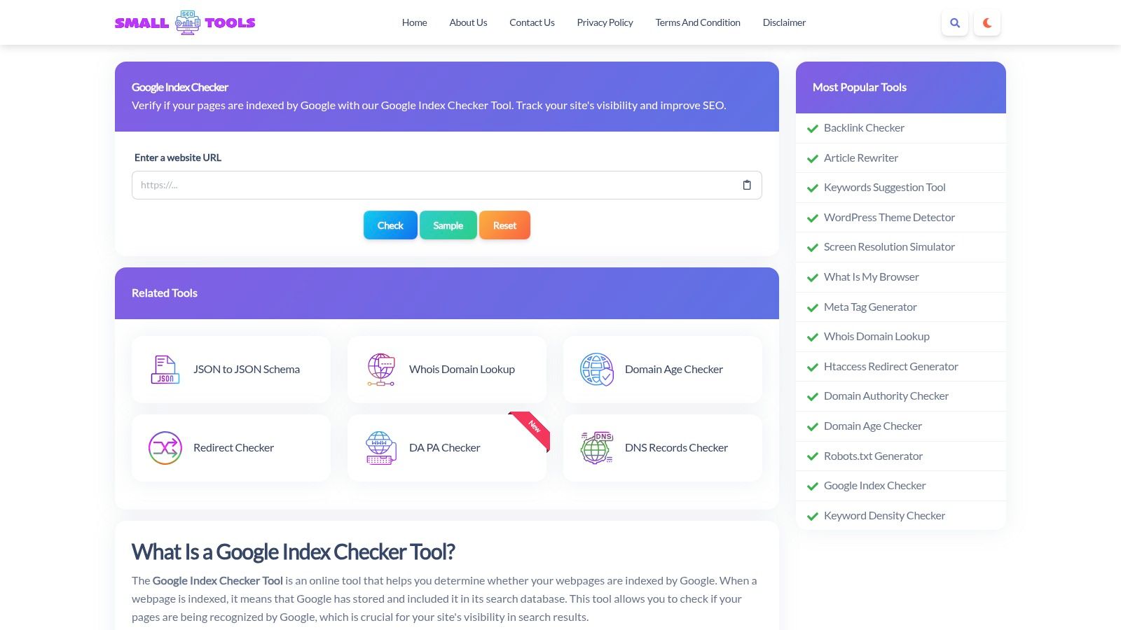 Small SEO Tools