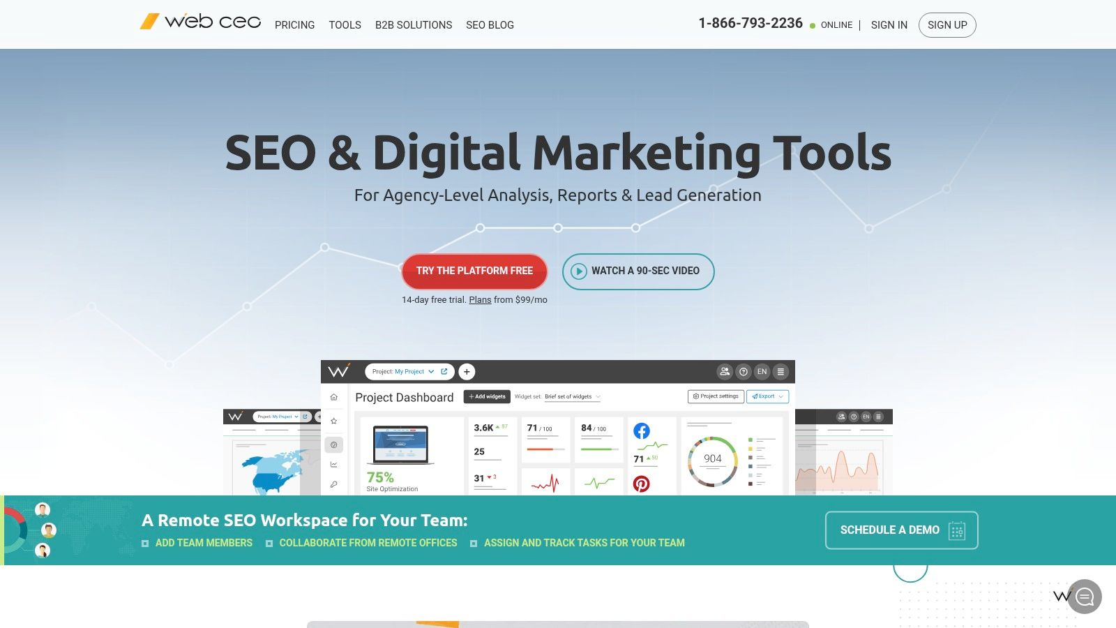 Web CEO Online