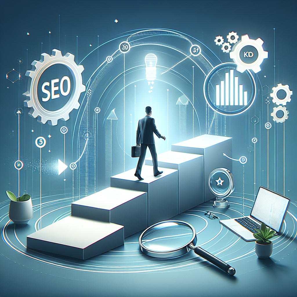 Professional diagram showing the relationship between keyword rankings and SEO performance for boost keyword rankings
