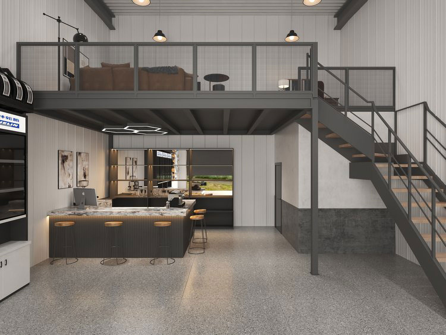 [background image] image of modern auto shop (for an automotive service)