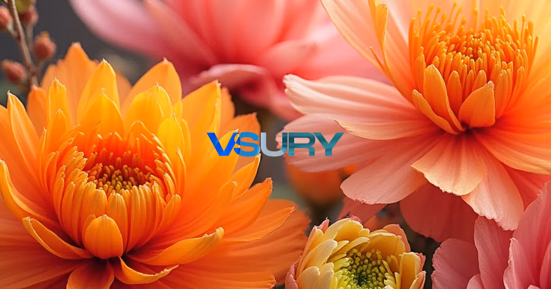 Vibrant floral arrangement with yellow and coral blooms against a soft background, featuring bold "ANSWERS" text overlay and the question "How much do agencies charge for website design?"