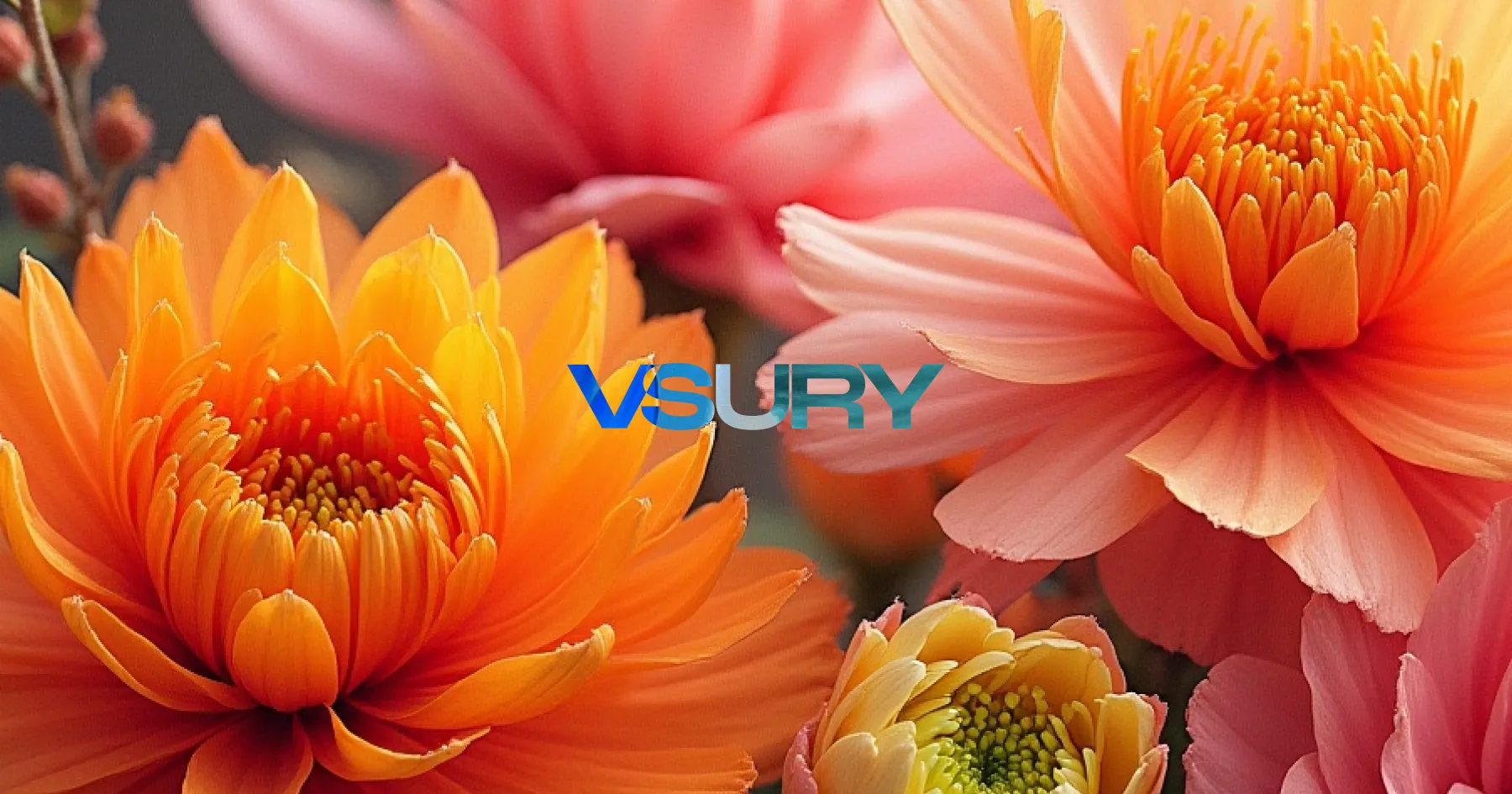 Vibrant floral arrangement with yellow and coral blooms against a soft background, featuring bold "ANSWERS" text overlay and the question "How much do agencies charge for website design?"