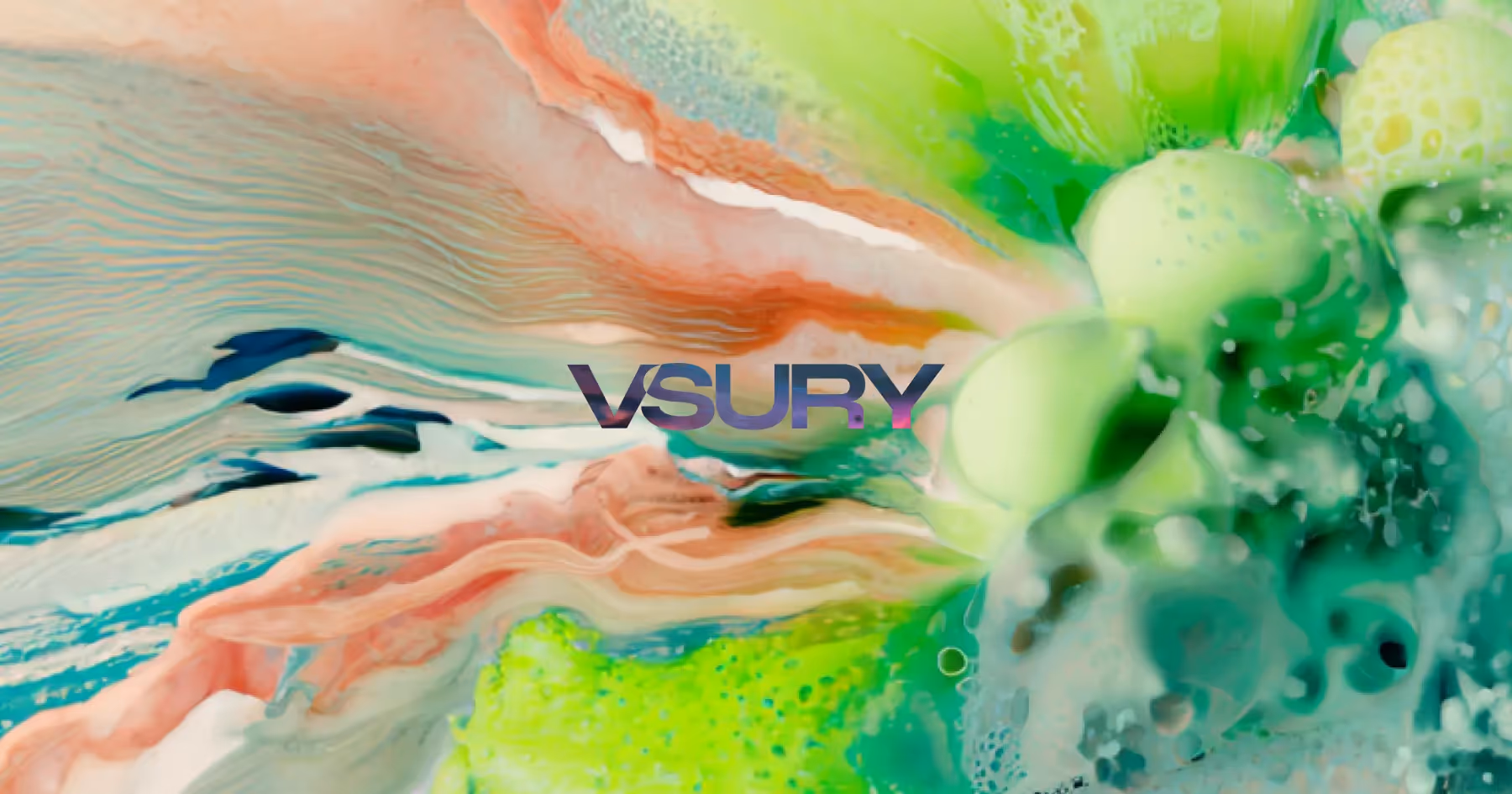 Organic flowing patterns and textures in vibrant teal and coral tones creating natural, interconnected designs with depth and movement, featuring "ANSWERS" text overlay.