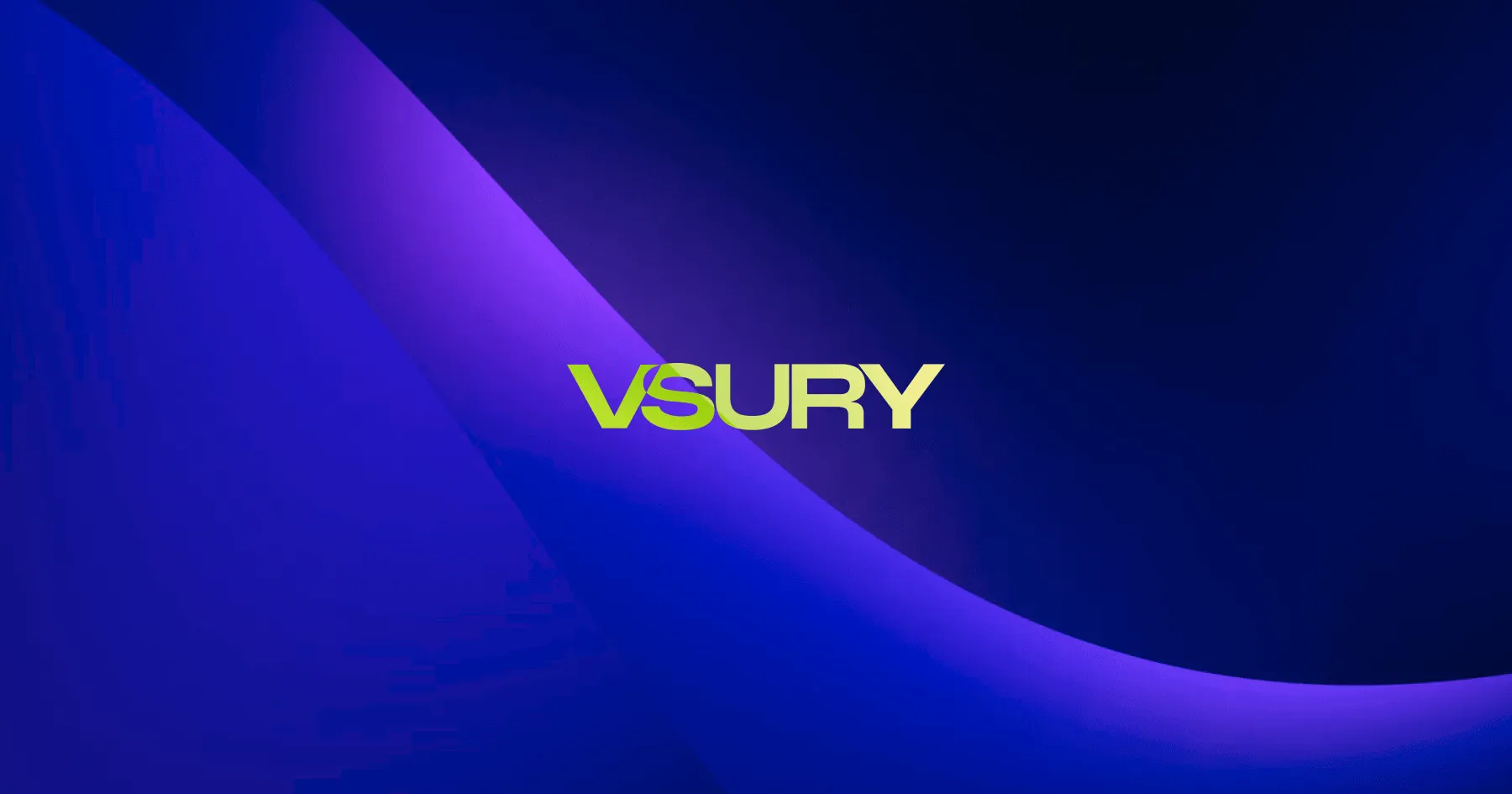 A sleek gradient background featuring deep blue and purple tones with modern geometric shapes, representing contemporary digital brand identity and SaaS platform aesthetics.