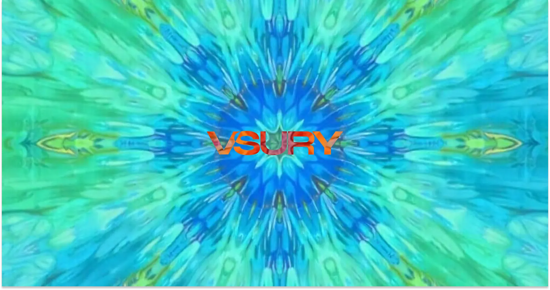 Dynamic burst of blue and green energy radiating outward from a central point, creating a sense of focused power and strategic direction in business growth.