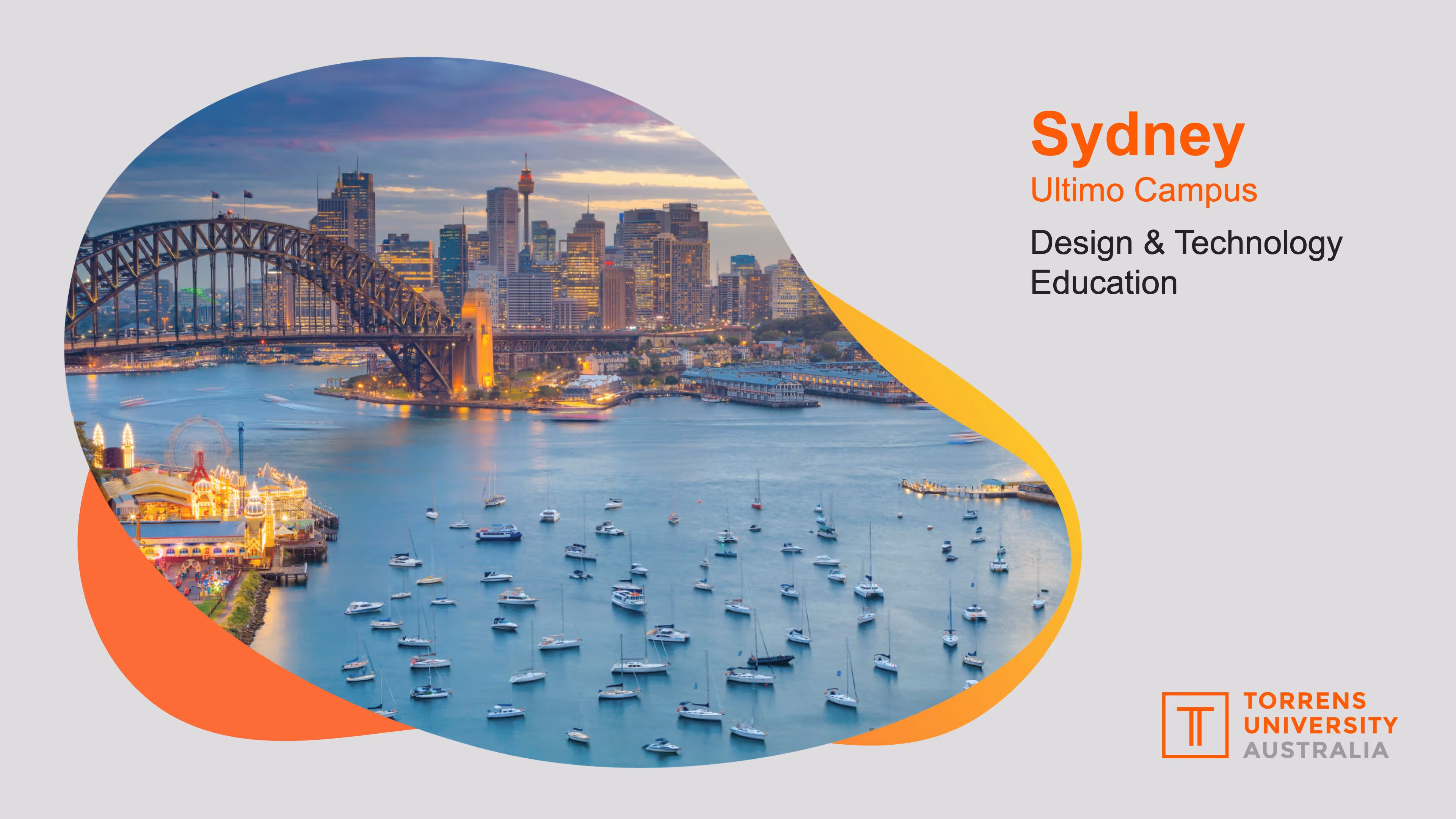 Slide from Torrens University Presentation Deck.