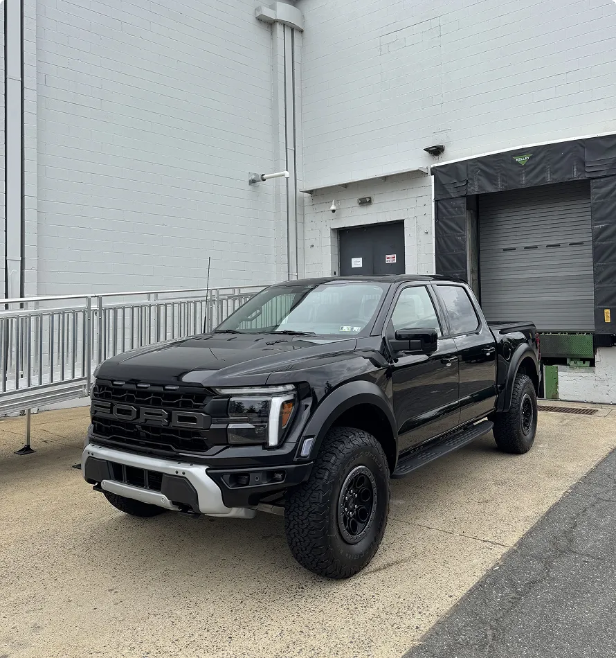 The 2026 Ford F-150 Raptor is a high-performance off-road pickup built for desert running, rough terrain, and everyday truck capability. Powered by a 3.5-liter High-Output EcoBoost V6 with 450 horsepower, it features advanced 4WD, a 10-speed automatic transmission, FOX racing shocks, and available 37-inch all-terrain tires.