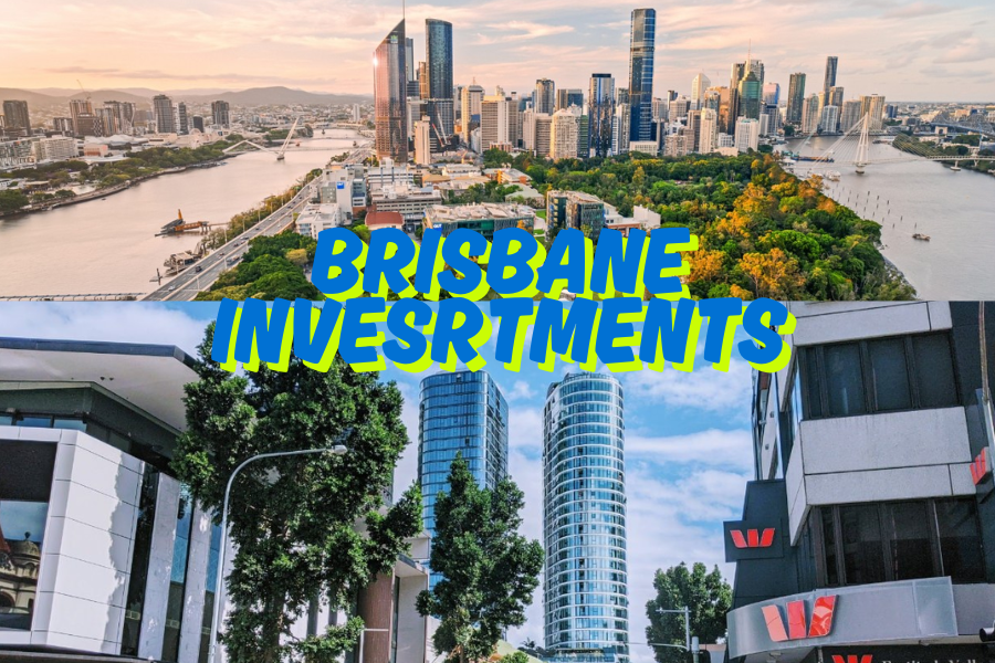 Composite image showing Airbnb investment opportunities in Brisbane for savvy landlords & investors.