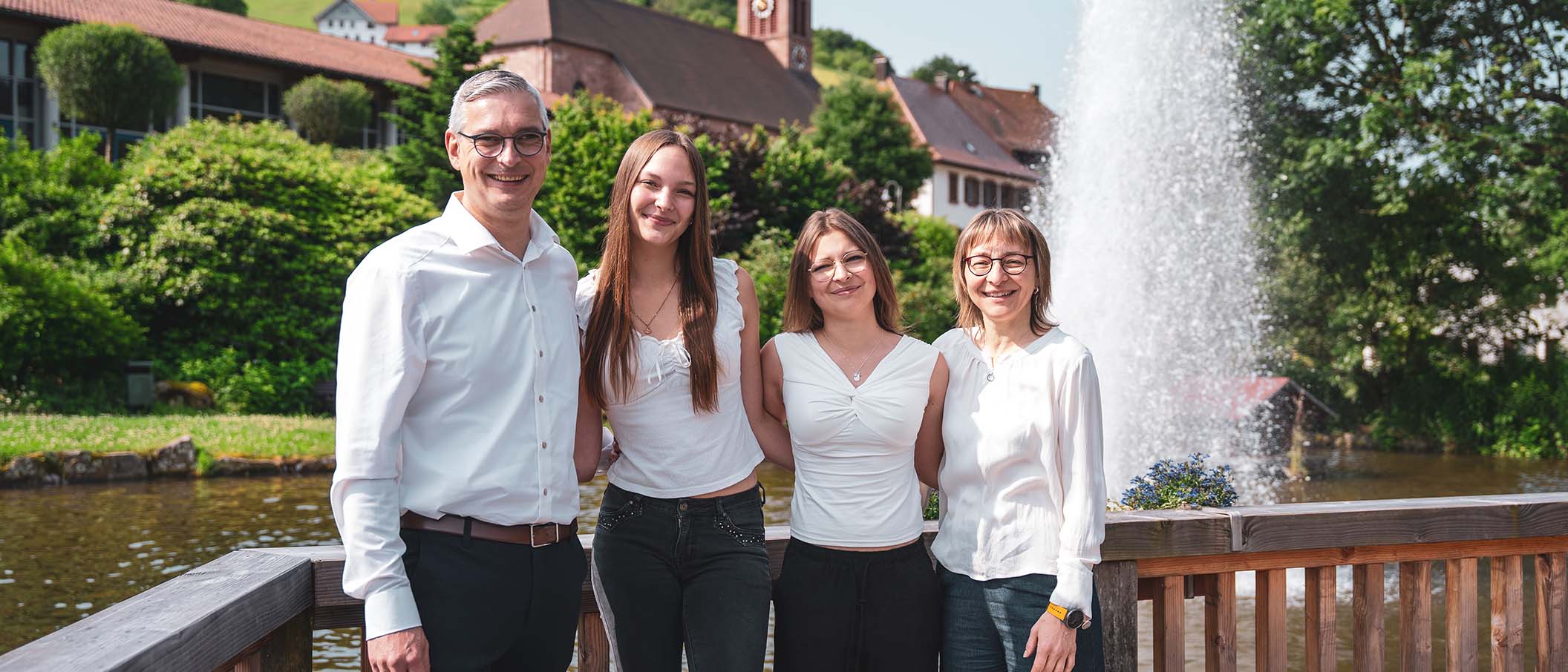 Markus Benkeser mit seiner Familie