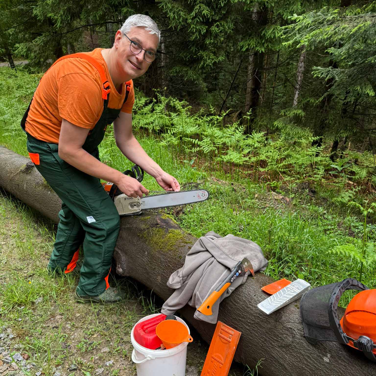Markus Benkeser gibt ein Intzerview