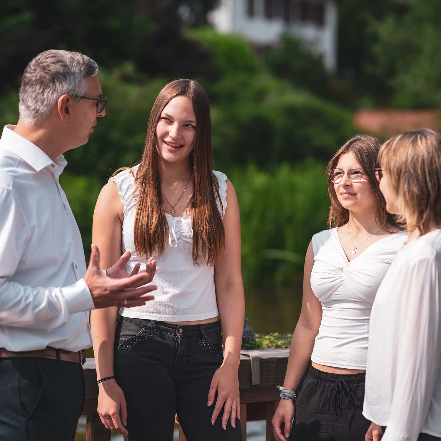 Markus Benkeser mit seiner Familie