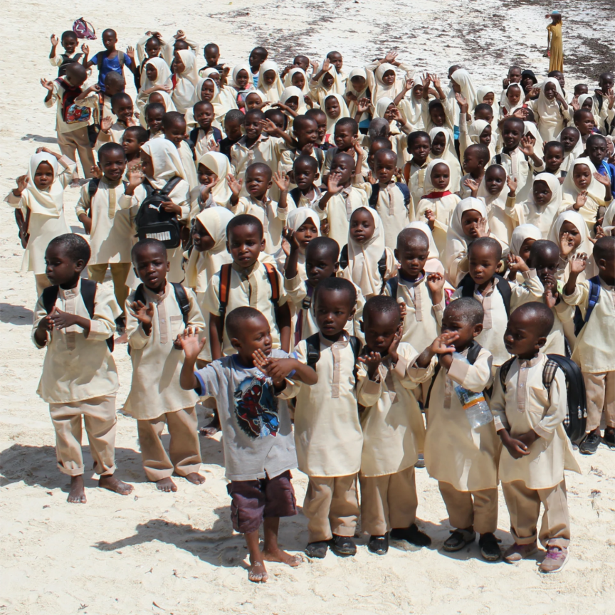 A group of children posing for a photoAI-generated content may be incorrect.