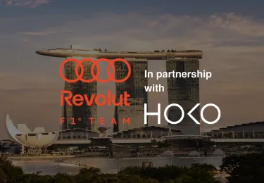 Audi Revolut F1 Team in partnership with HOKO