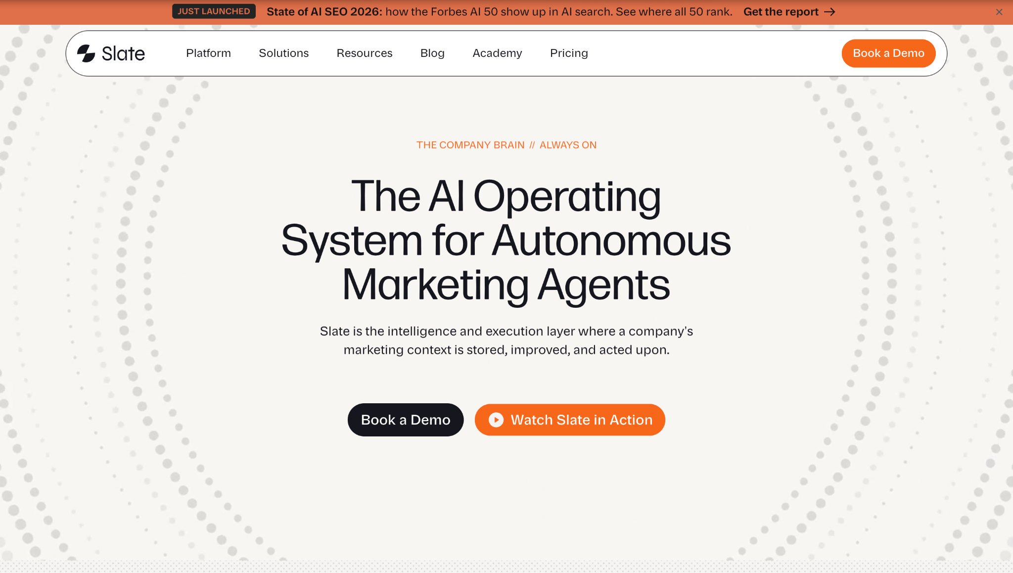 Slate: Best Overall For SEO Teams That Want Monitoring And Execution In One Platform