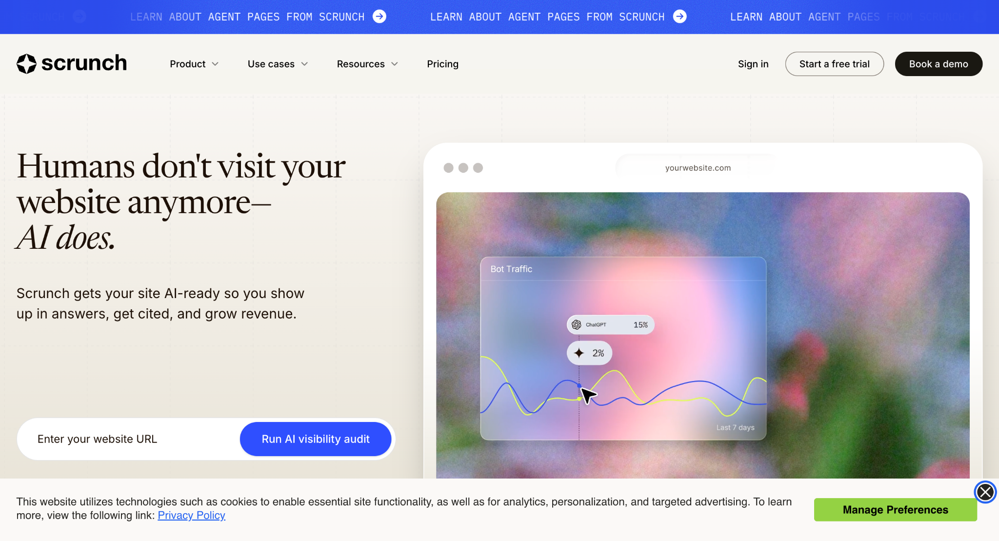 Scrunch AI: Best For Enterprise Brand Monitoring Across AI Surfaces