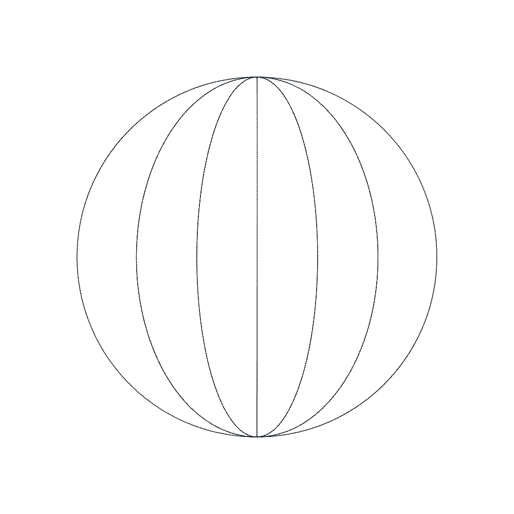 Animation montrant un globe terrestre en fil de fer tournant sur un fond noir.