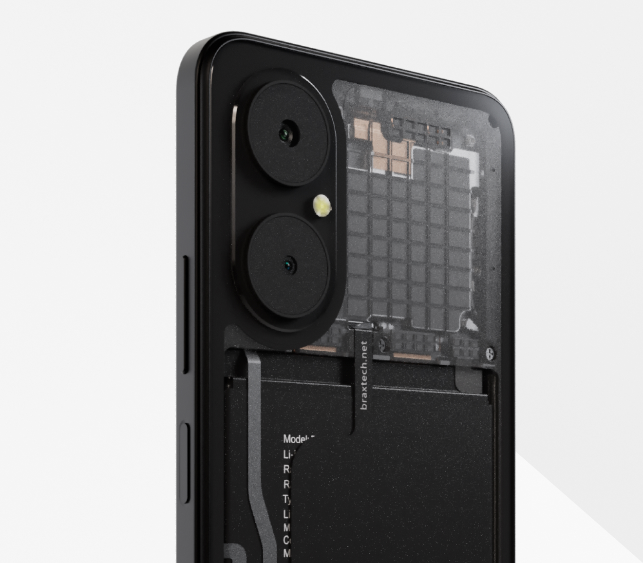 Visual of the BraX3 device from the back.