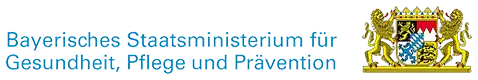 Logo Bayerisches Staatsministerium für Gesundheit unf Pflege