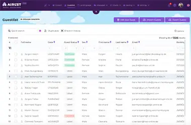 Digitale Gästeliste Screenshot