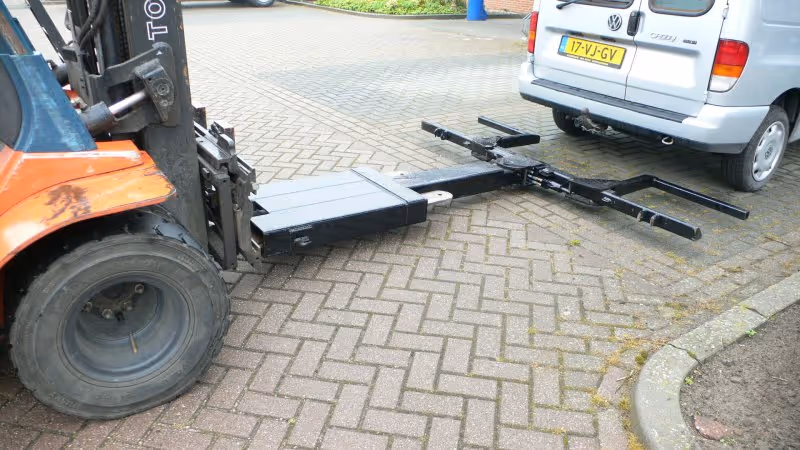 Heftruck Bril met Hydraulische L-armen