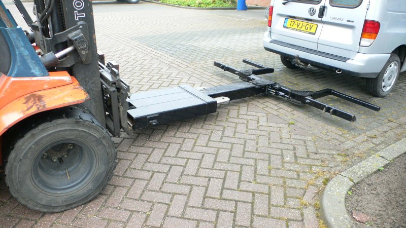Heftruck Bril met Hydraulische L-armen