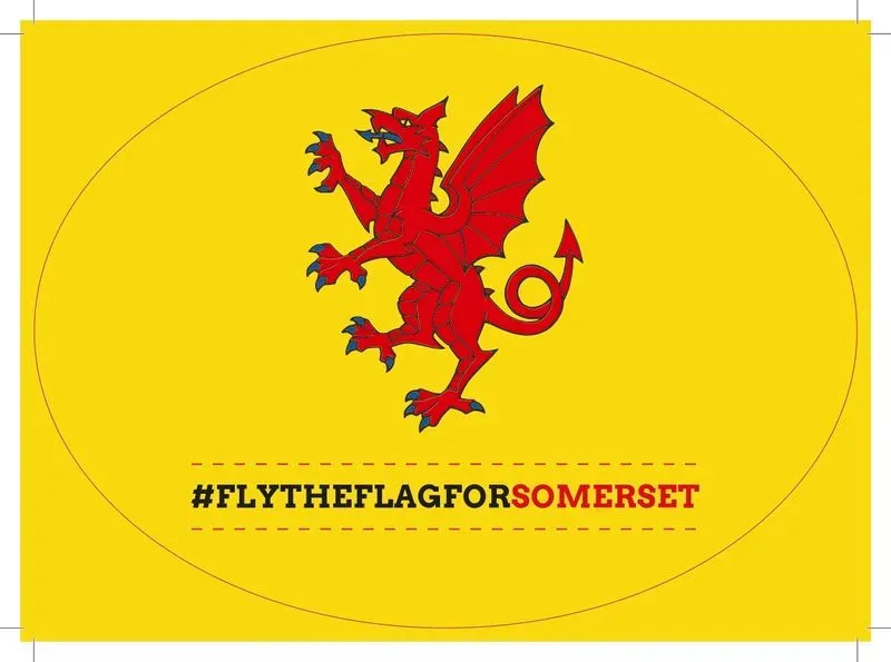 Somerset Day Vinyl Car Bumper sticker